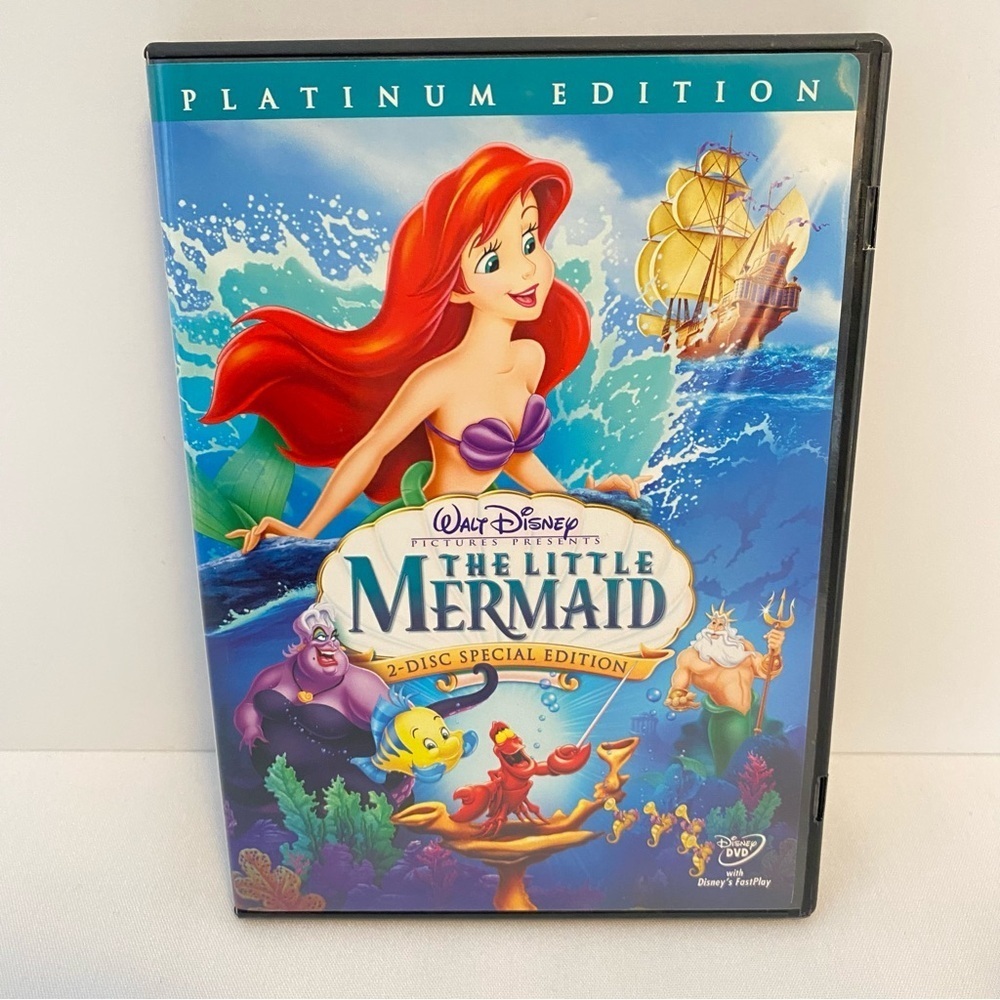 Walt Disney The Little Mermaid Platinum Edition DVD 2 Disc Set